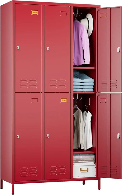 6 Doors Metal Storage Locker