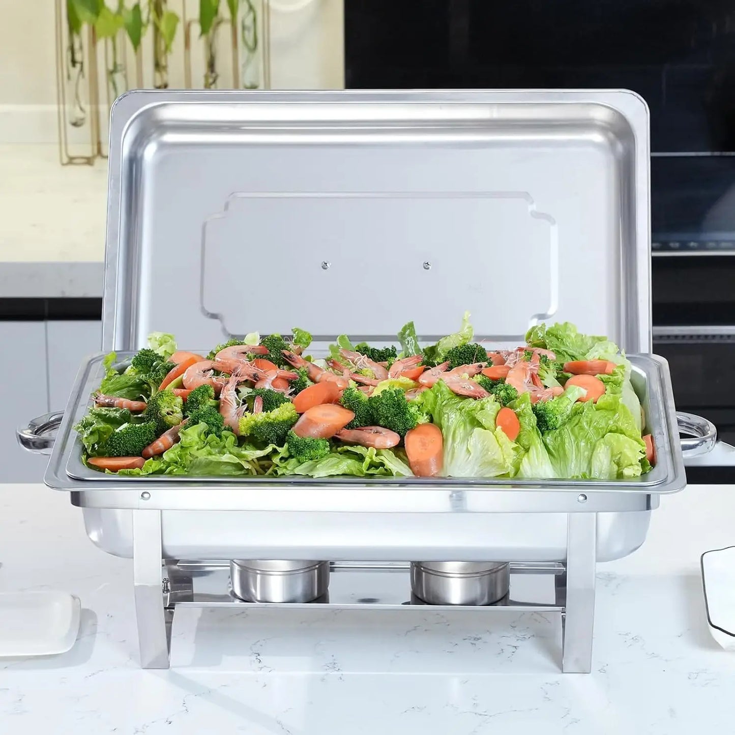 Stainless Steel Chafing Dish 2/4/6Pack Buffet Set