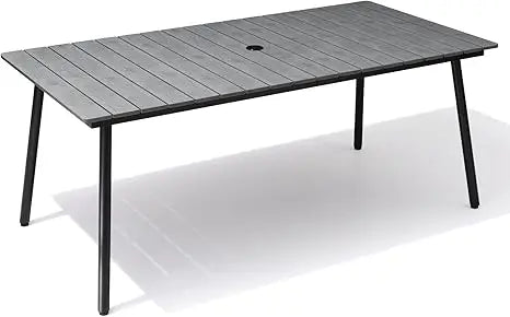 70inch Outdoor Dining Table for 6