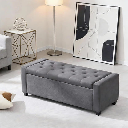 Ottoman with Storage Bench for  End of Bed